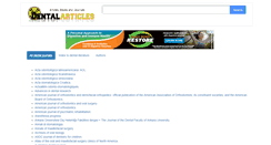 Desktop Screenshot of dentalarticles.com